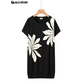 Women's Knitted Short Sleeve T Shirt