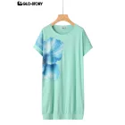 Women's Knitted Short Sleeve T Shirt