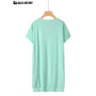 Women's Knitted Short Sleeve T Shirt