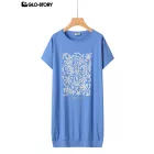 Women's Knitted Short Sleeve T Shirt