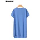 Women's Knitted Short Sleeve T Shirt