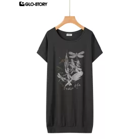 Women's Knitted Short Sleeve T Shirt