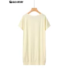 Women's Knitted Short Sleeve T Shirt