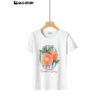 Women's Knitted Short Sleeve T-shirt