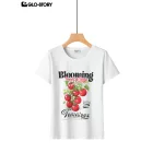 Women's Knitted Short Sleeve T-shirt