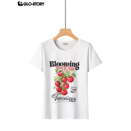 Women's Knitted Short Sleeve T-shirt