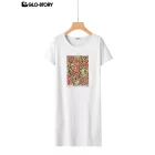 Women's Knitted Short Sleeve T Shirt
