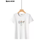 Women's Knitted Short Sleeve T Shirt