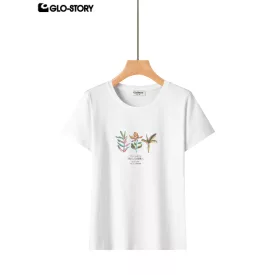 Women's Knitted Short Sleeve T Shirt