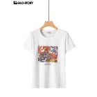 Women's Knitted Short Sleeve T Shirt