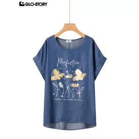 women's knit short sleeve top
