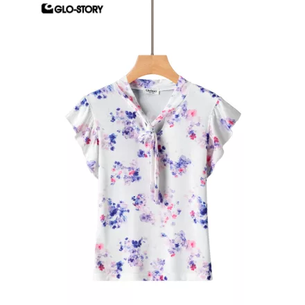 women's knit short sleeve top
