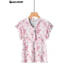 women's knit short sleeve top
