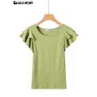 Women's Knitted Short Sleeve