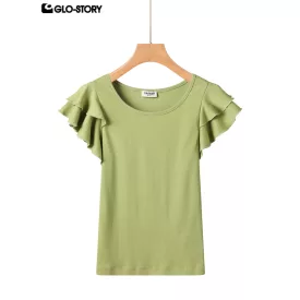 Women's Knitted Short Sleeve