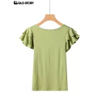 Women's Knitted Short Sleeve
