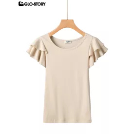 Women's Knitted Short Sleeve
