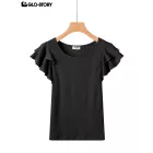 Women's Knitted Short Sleeve
