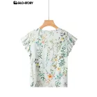 woven rayon t-shirt