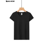Women's Knitted Short Sleeve T-shirt