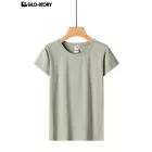 Women's Knitted Short Sleeve T-shirt