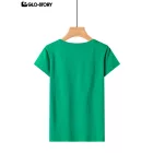 Women's Knitted Short Sleeve T-shirt