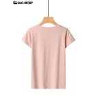 Women's Knitted Short Sleeve T-shirt
