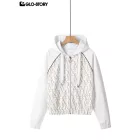 Women's Knitted Zipper sweatshirt