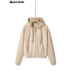 Women's Knitted Zipper sweatshirt