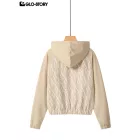 Women's Knitted Zipper sweatshirt