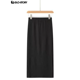women's woven long skirt