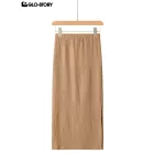 women's woven long skirt