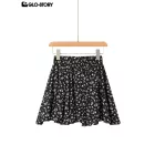 woven rayon short skirt