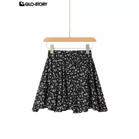 woven rayon short skirt
