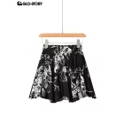 woven rayon short skirt