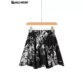 woven rayon short skirt
