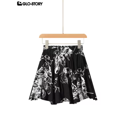 woven rayon short skirt