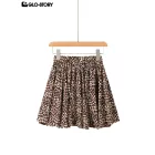 woven rayon short skirt
