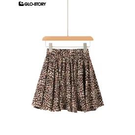 woven rayon short skirt