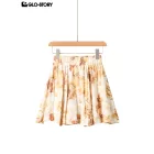 woven rayon short skirt