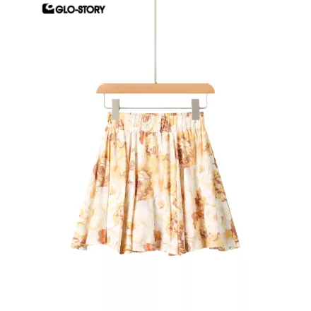 woven rayon short skirt