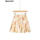 woven rayon short skirt