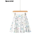 woven rayon short skirt