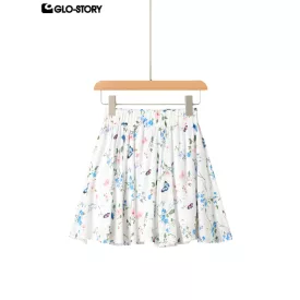 woven rayon short skirt