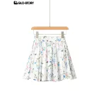 woven rayon short skirt