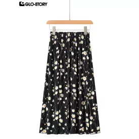 woven rayon long skirt