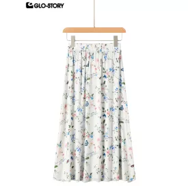 woven rayon long skirt