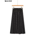 woven rayon long skirt