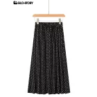 woven rayon long skirt