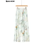 woven rayon trousers